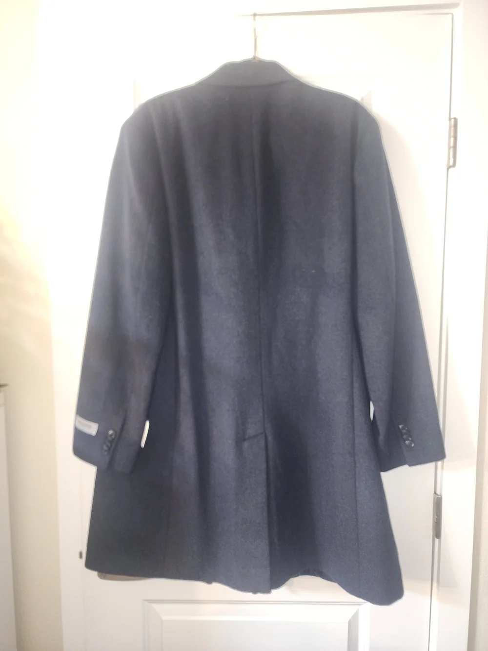 Kenneth Cole Reaction Navy Overcoat NWT Men’s 44R